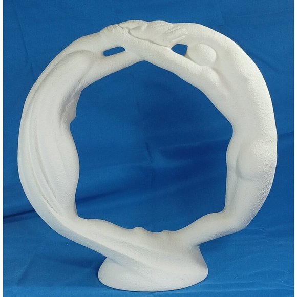 Royal Haeger Eternity Circle of Love White Art Pottery - Picture 8 of 12